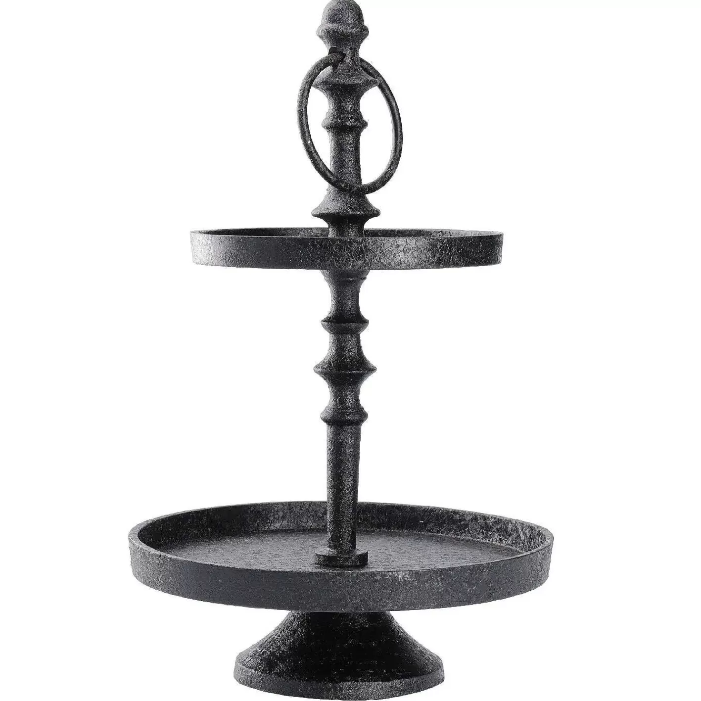 Nanu-Nana Etagere Shiva, 2 Teller, Schwarz, 32 Cm< Etageren