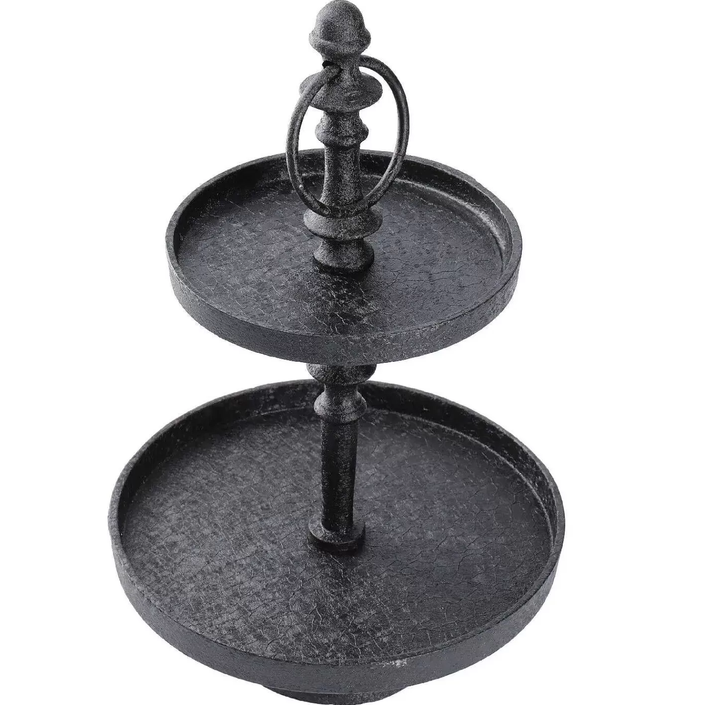Nanu-Nana Etagere Shiva, 2 Teller, Schwarz, 32 Cm< Etageren